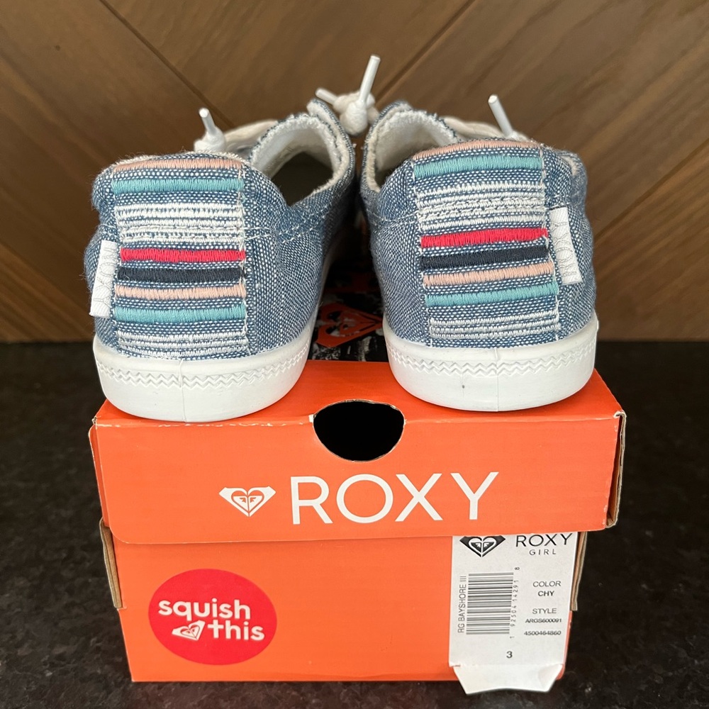 Roxy Bayshore Slip On Girls Shoes - Picture 4 of 7
